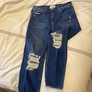 Frame Le high skinny crop Jeans